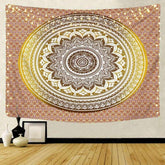 Lofaris Psychedelic Flower Lotus Bohemian Mandala Wall Tapestry